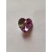 cuore in swarovski 10 mm rose ciondolo