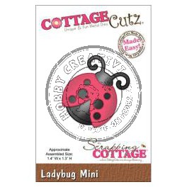 cottage cutz ladybug CCMINI120
