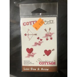 cottage cutz love bow and arrow CC264