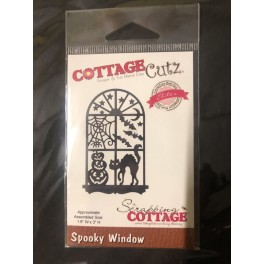 cottage cutz spooky window CCE453