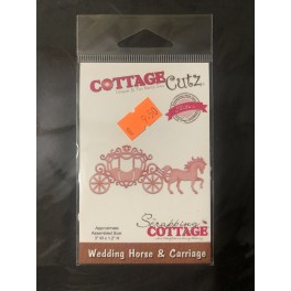 cottage cutz wedding horse and carriage CCE471