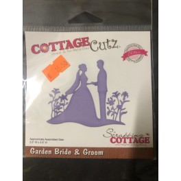 cottage cutz garden bride & groom CCE-469