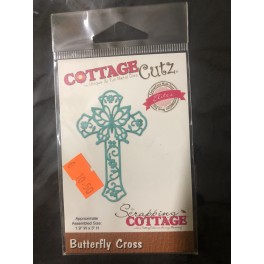cottage cutz butterfly cross CCE456