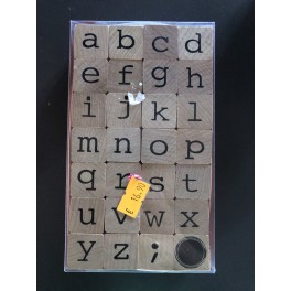 timbri legno alfabeto minuscolo grande artemio - Hobby Creativi 2.0