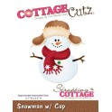 Cottage cutz Snowman w/ Cap CC-073