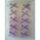10 fiocchi fiocchetti raso sp. 3 mm lilla