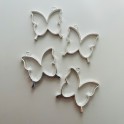 Open Bezel - Farfalla color argento nickel free